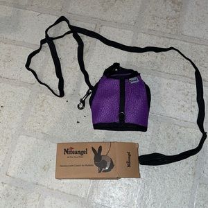Rabbit harness with leash never used!!